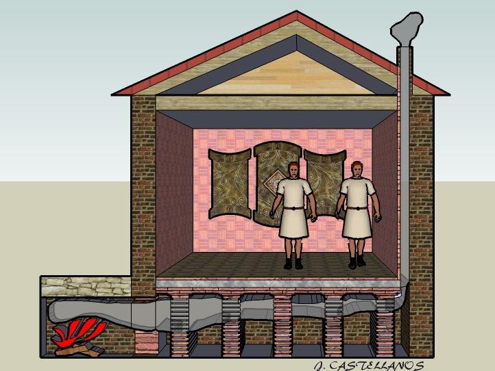 Hypocauste romano